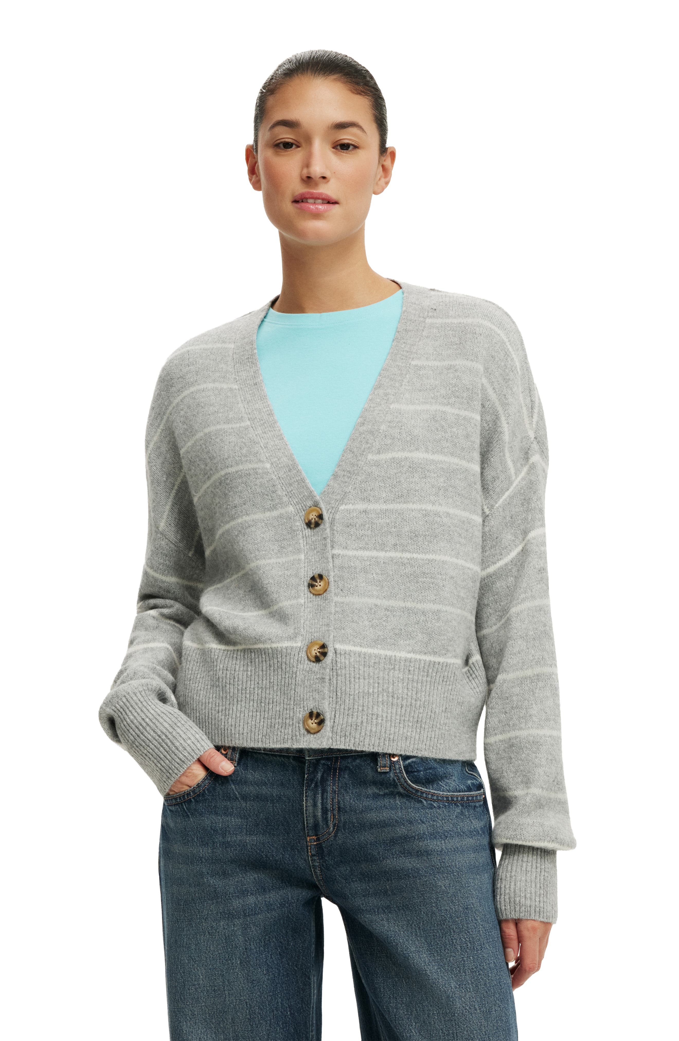 selected Grey Marle Stripe