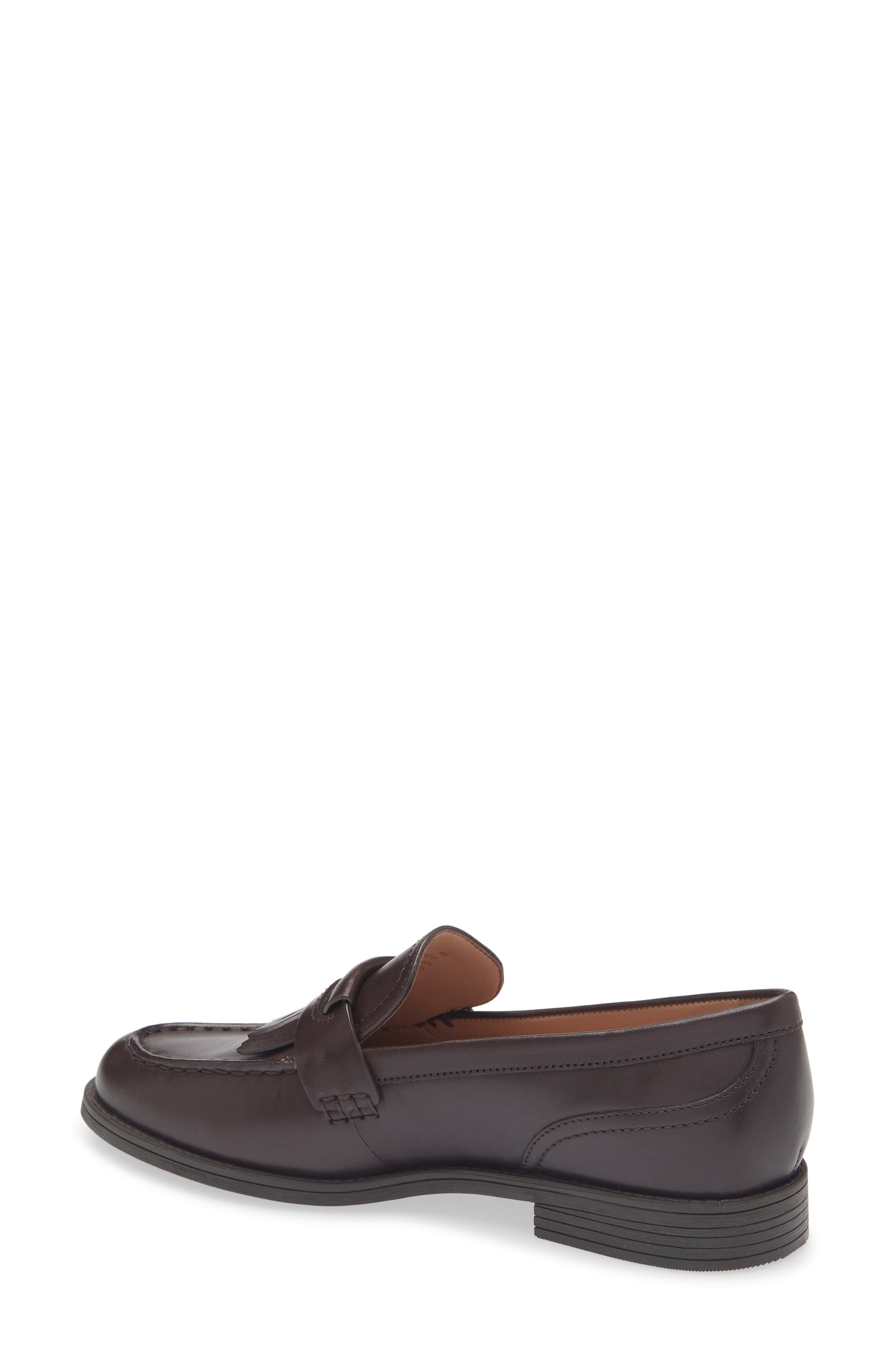 Cole Haan Stassi Kiltie Loafer, Alternate, color, Ch Madiera Brown Leather