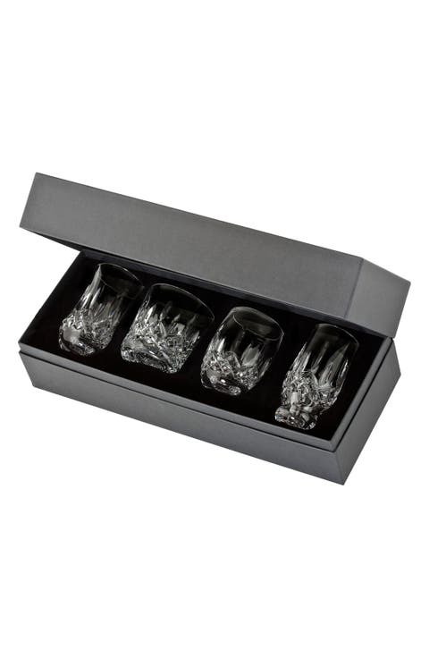 Lismore Connoisseur Assorted Set of 4 Lead Crystal Tumblers