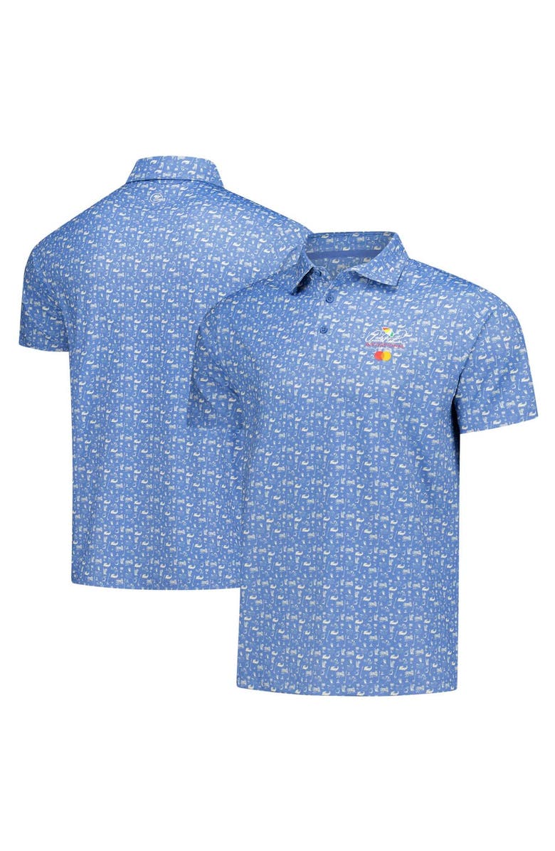 BARSTOOL GOLF Men's Barstool Golf Blue Arnold Palmer Invitational Bay Hill Printed Polo, Main, color, Blue