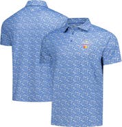 BARSTOOL GOLF Men's Barstool Golf Blue Arnold Palmer Invitational Bay Hill Printed Polo