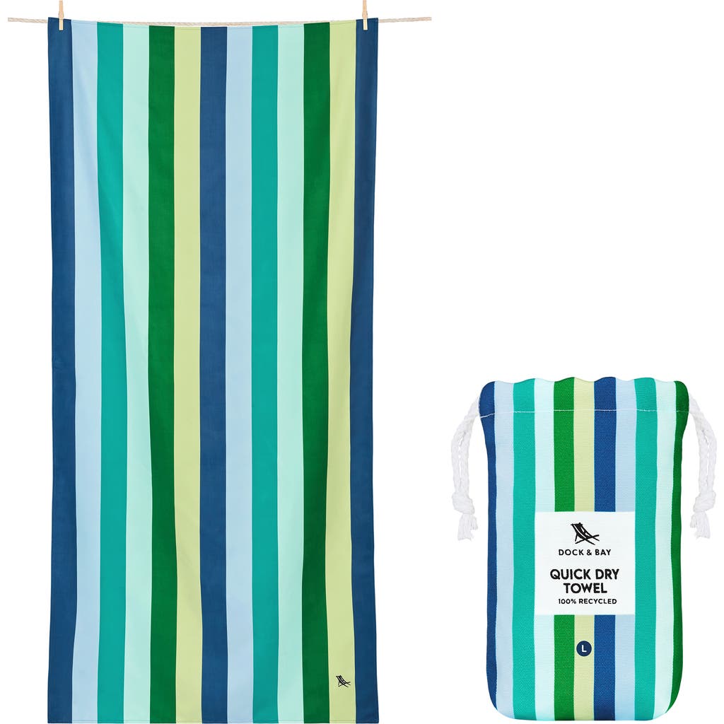 Dock & Bay Quick Dry Beach Towel In Blue