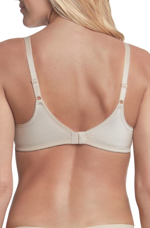 Dominique Intimates Sara Wire-free Soft Cup T-shirt Everyday Comfort Bra With Memory Foam Cups In Brown