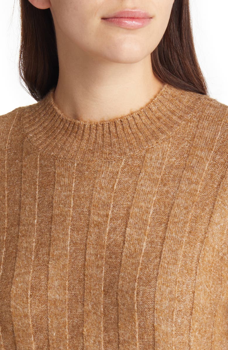 VERO MODA Alanis Long Sleeve Rib Sweater Dress, Alternate, color, 