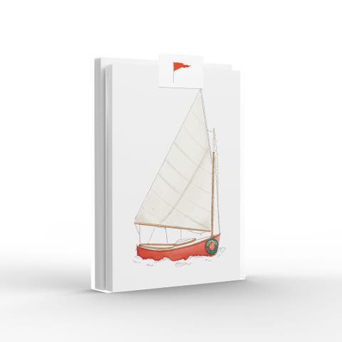 Holiday Sailboat Greeting Card Pack Set