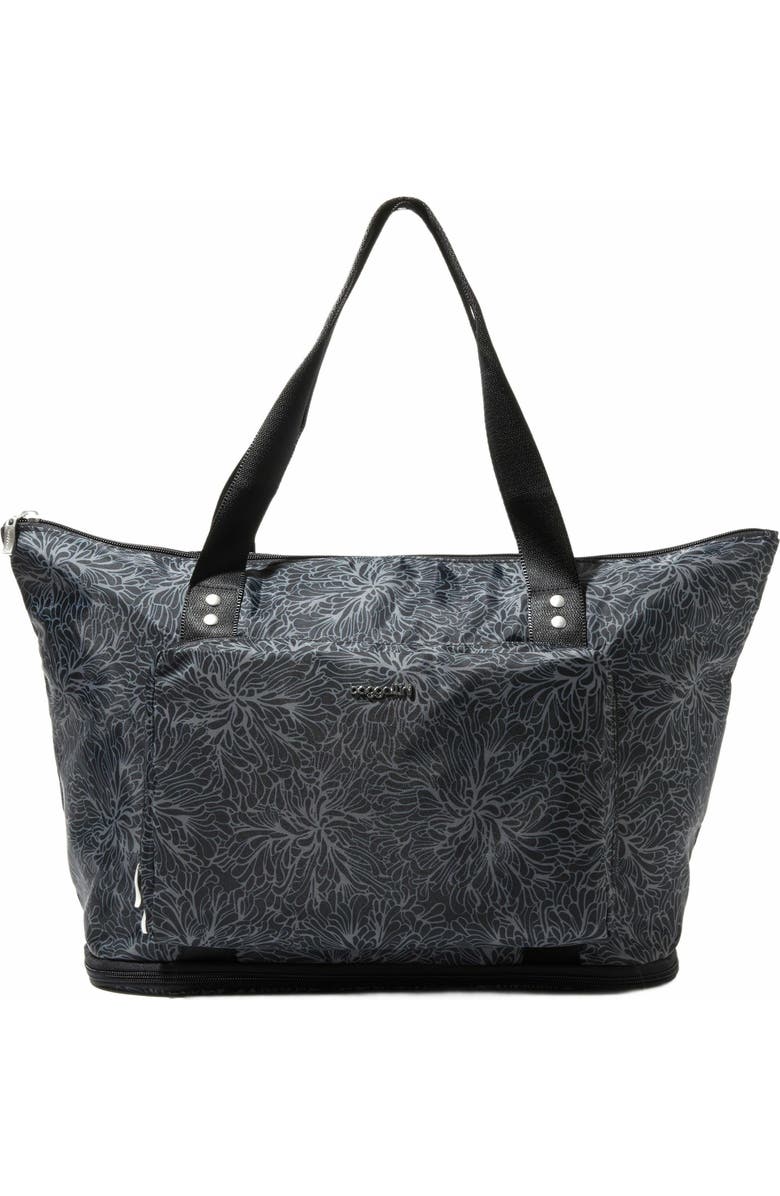 BAGGALLINI Carryall Expandable Packable Weekender Tote Bag, Main, color, Midnight Blossom