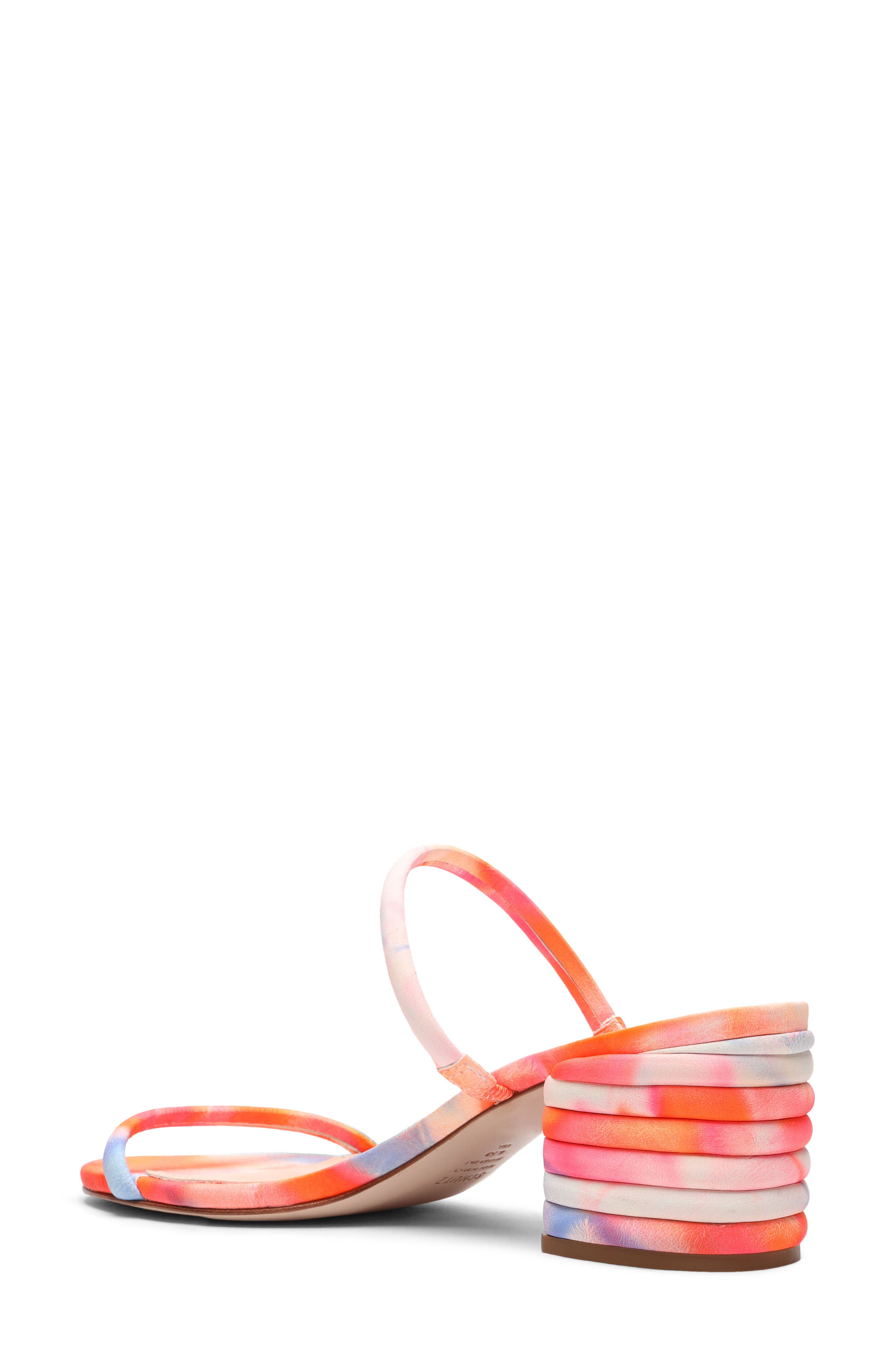 Kyra Strappy Sandal, Alternate, color, BRIGHT TIE DYE LEATHER