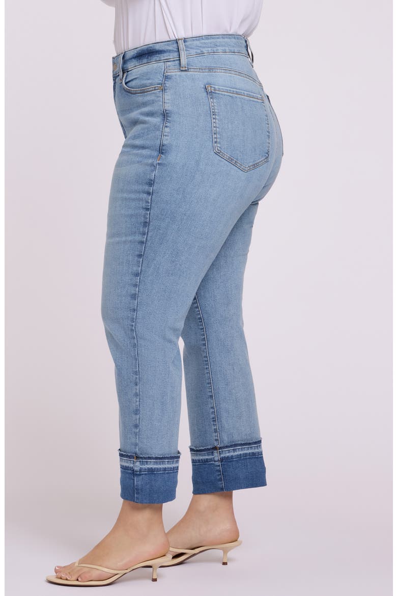 Bailey High Waist Release Hem Cuff Ankle Jeans, Alternate, color, MIST SPRINGS
