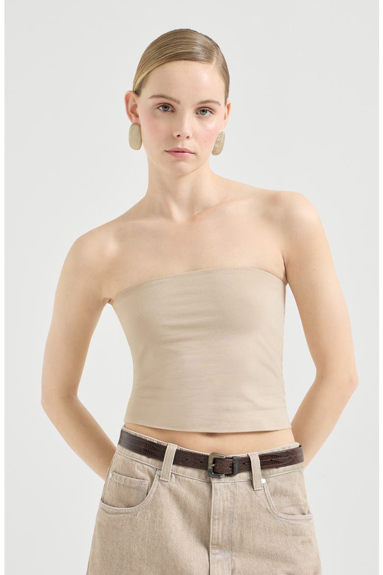 Bandeau top, Main, color, Beige