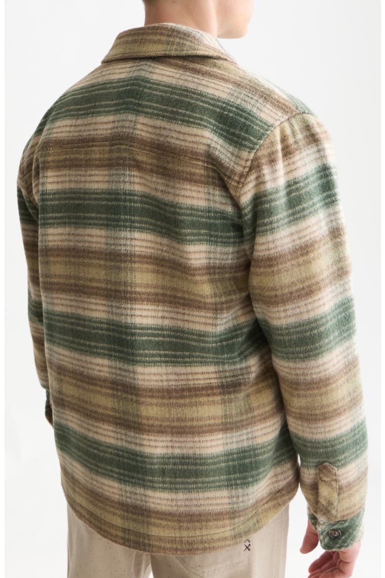 Checked Overshirt, Alternate, color, DARK FOREST CHECK