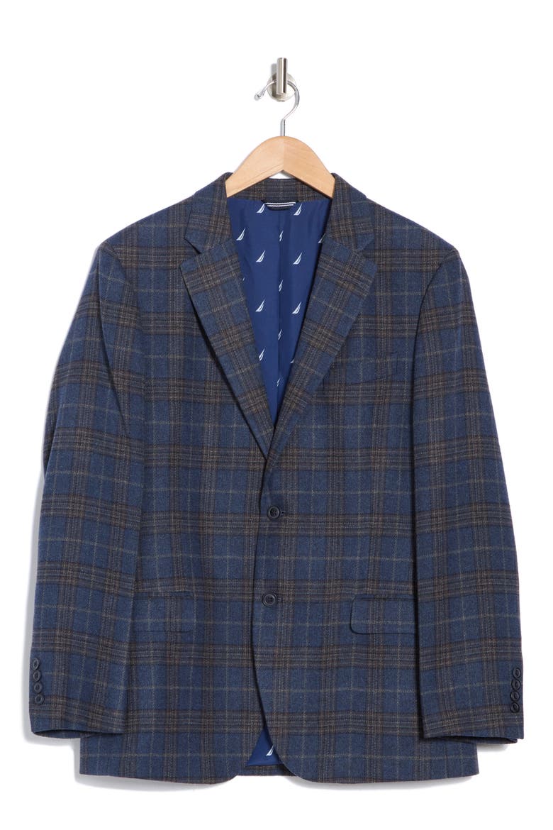 Branford Check Sport Coat, Alternate, color, BLUE PLAID