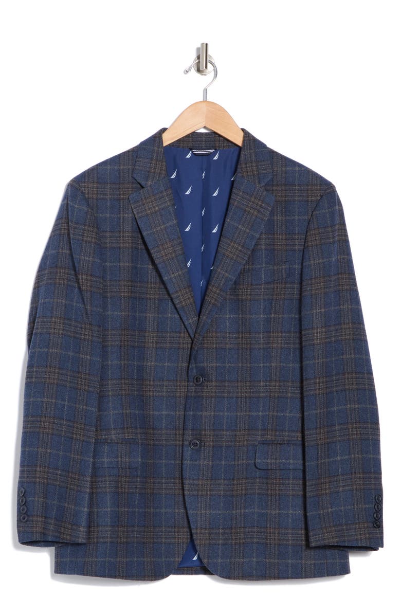 Nautica Branford Check Sport Coat, Alternate, color, Blue Plaid