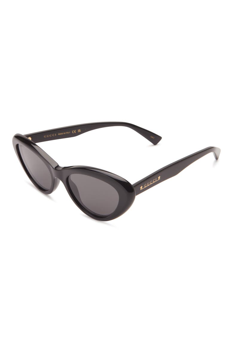 Cat Eye Sunglasses, Alternate, color, BLACK BLACK GREY