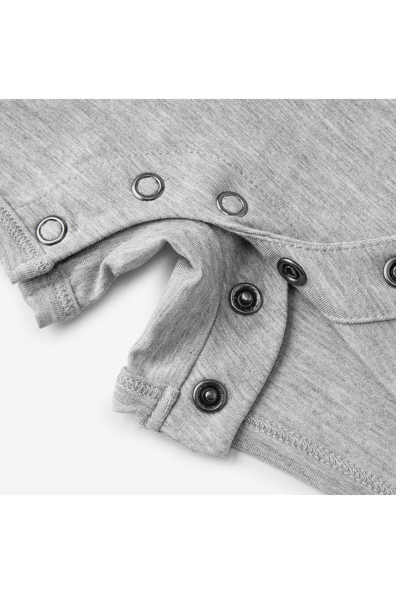 Luxe Solid Shortall, Alternate, color, Grey Melange