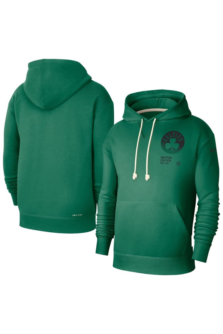 Men's Nike  Kelly Green Boston Celtics Courtside Standard Issue Premium Performance Pullover Hoodie, Main, color, Kelly Green