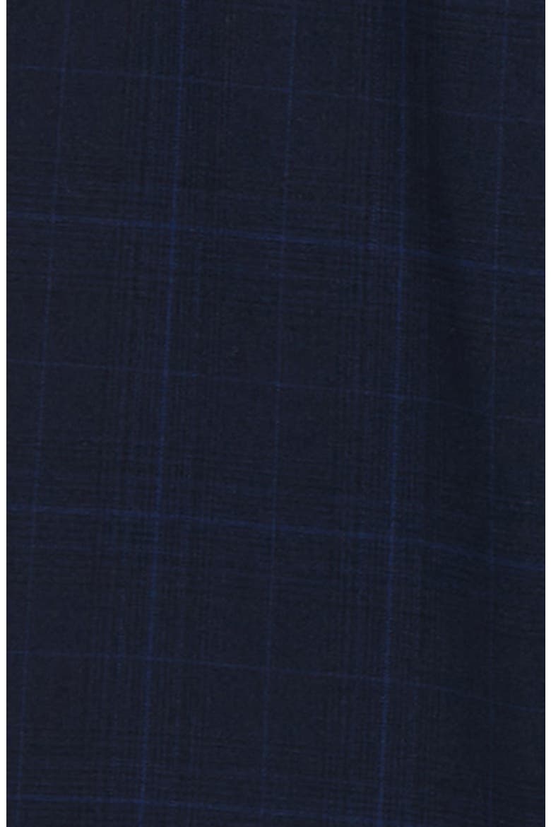Kids' Blue Plaid Skinny Suit, Alternate, color, BLUE