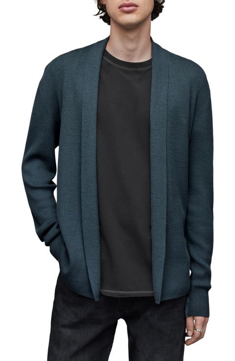 Mode Slim Fit Merino Wool Cardigan