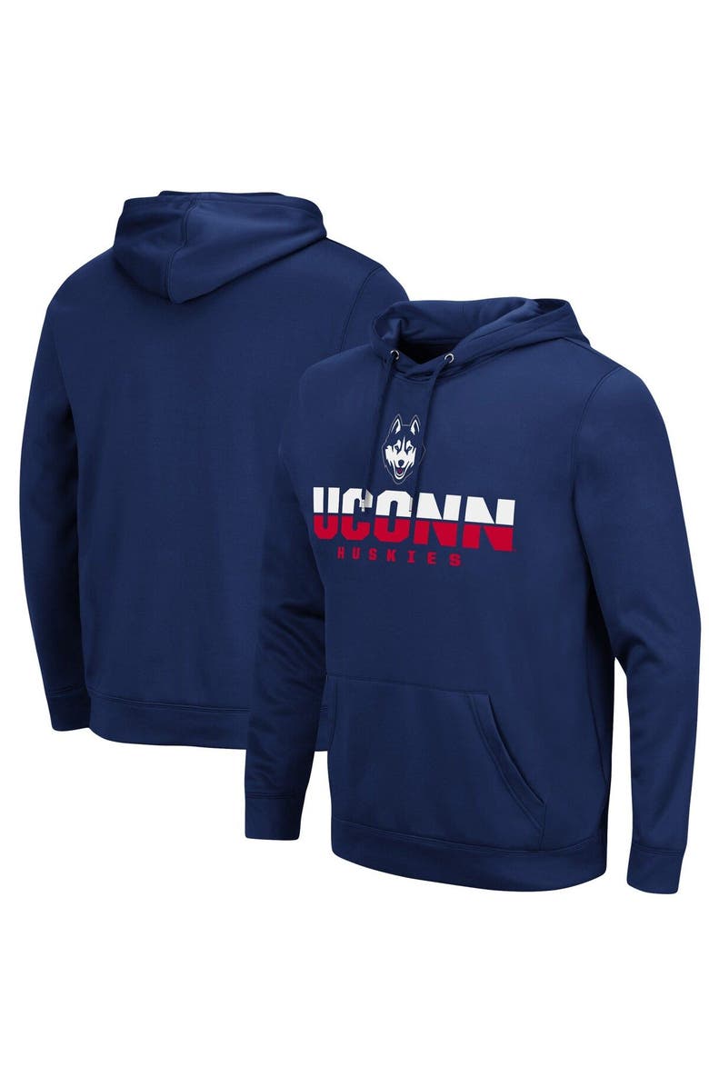 COLOSSEUM Men's Colosseum Navy UConn Huskies Lantern Pullover Hoodie, Main, color, Navy