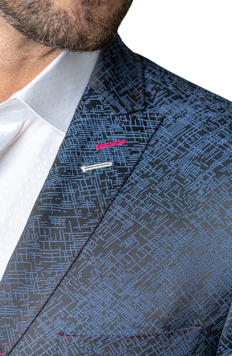 Maceoo Descartes Mars Black Sport Coat, Alternate, color, Black