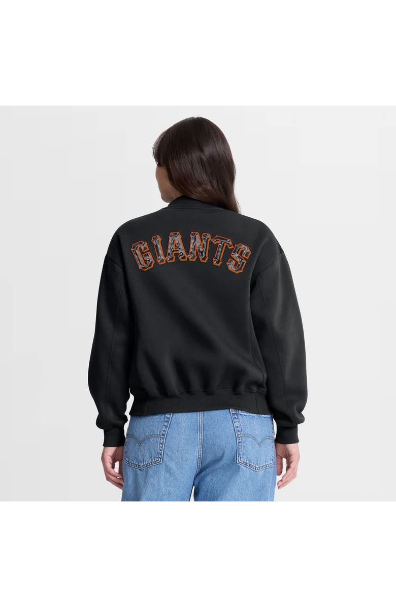 FANATICS Women's Fanatics Black San Francisco Giants Oversized Rage Against Full-Zip Jacket, Alternate, color, Black