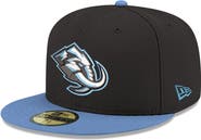 New Era Men's New Era  Black Utah Mammoth Core Logo Two-Tone 59FIFTY Fitted Hat