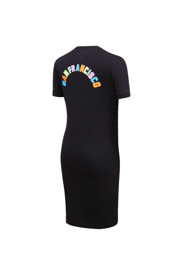 Women's Pro Standard  Black San Francisco Giants Washed Neon Bodycon Dress, Alternate, color, Black
