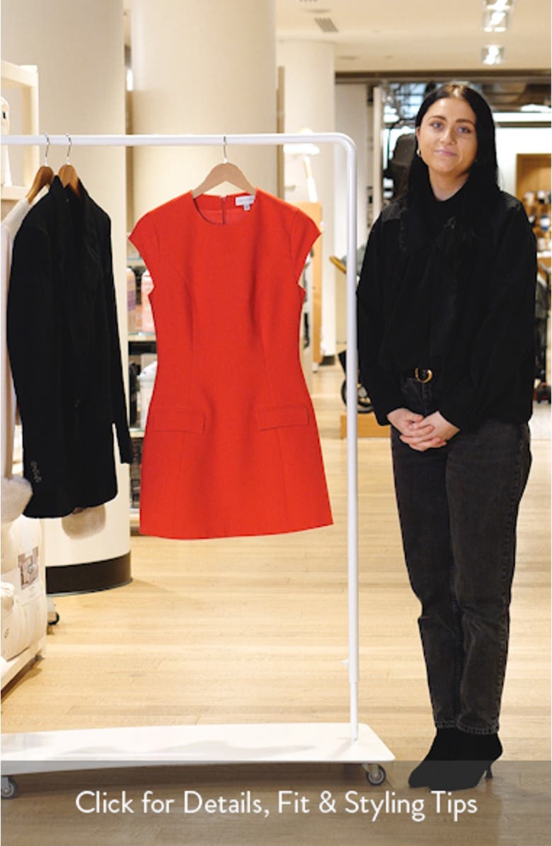 Marie Cap Sleeve Minidress, sales video thumbnail