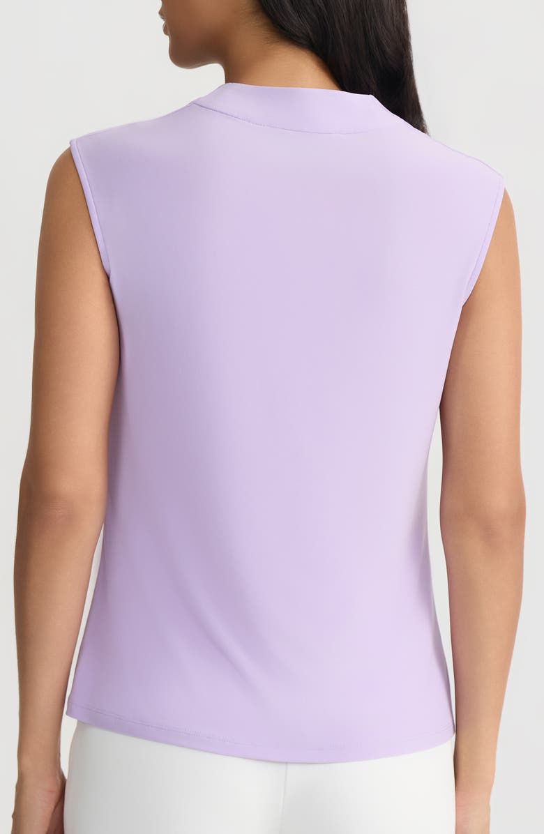 KASPER Cowl Neck Cap Sleeve Knit Top, Alternate, color, Lavender Mist
