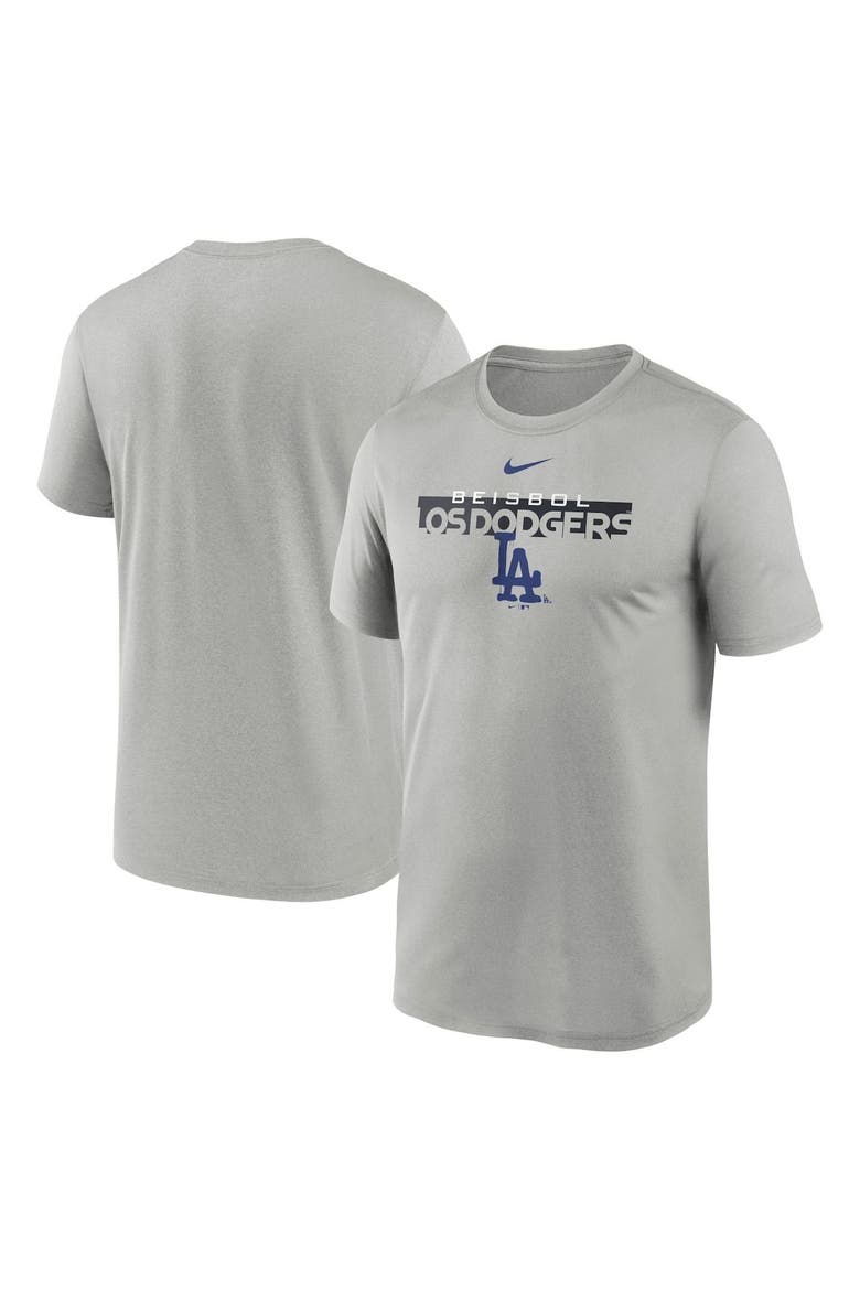 Men's Nike Gray Los Angeles Dodgers City Connect Legend Performance T-Shirt, Main, color, Gray