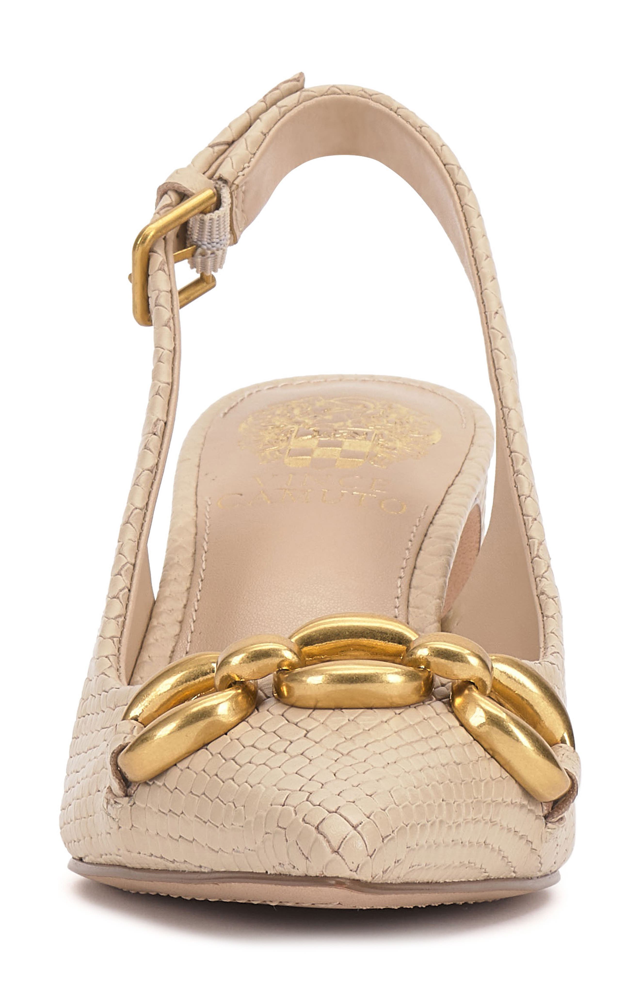 Hamden Slingback Pointed Toe Pump, Alternate, color, SOFT BUFF
