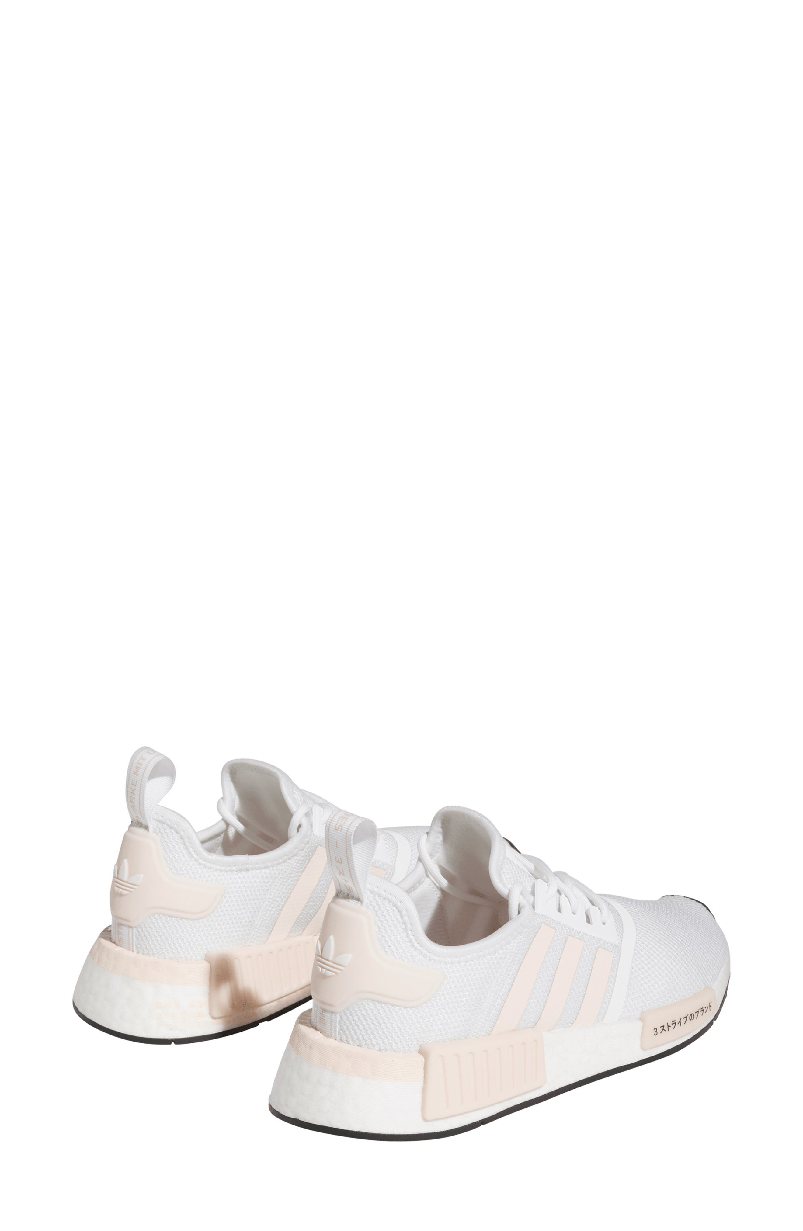 adidas NMD R1 Running Sneaker, Alternate, color, Ftwr White/ Wonder Quartz