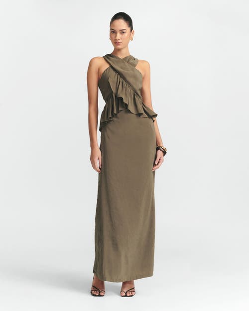 St Mrlo Aloe Maxi Dress In Green