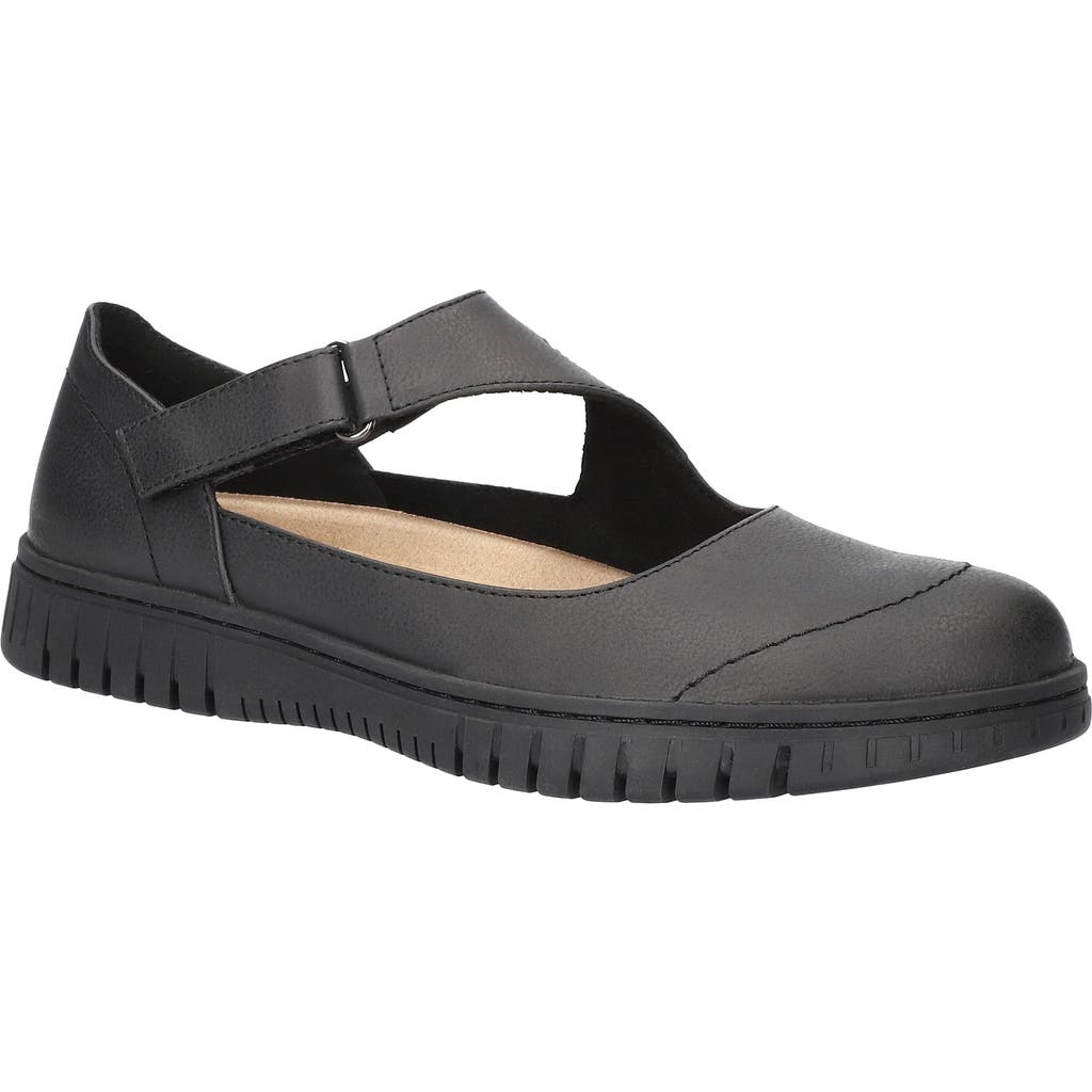Easy Street Women's Joyful Mary Jane Comfort Flats In Black