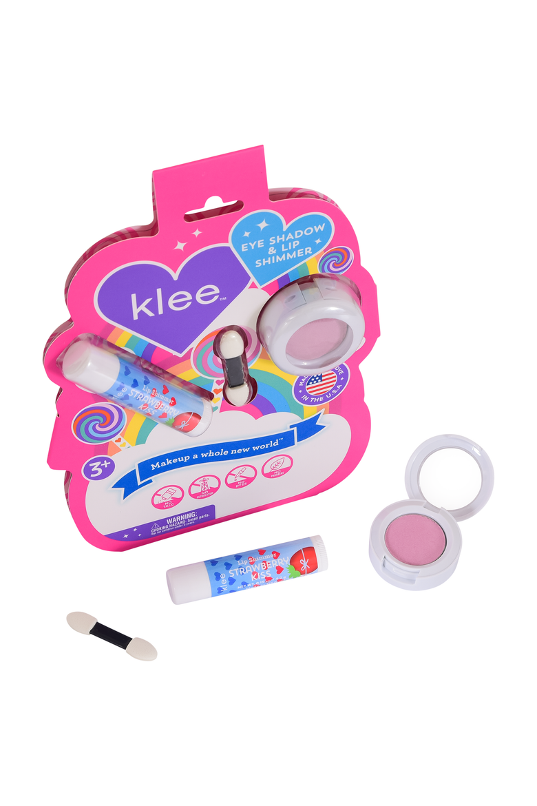 Wildflower Shimmer - Kids' Eye Shadow Lip Shimmer Set, Main, color, Pink