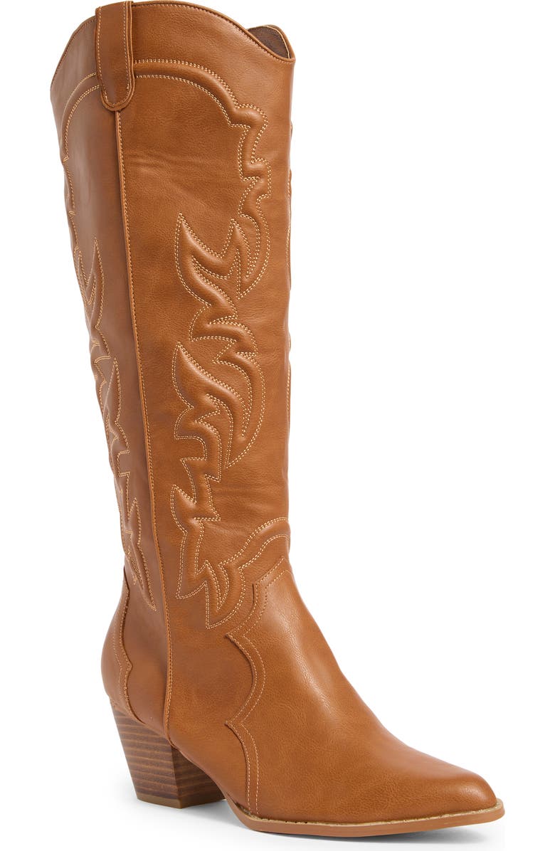 Billini Parkin Western Boot, Main, color, Dark Tan