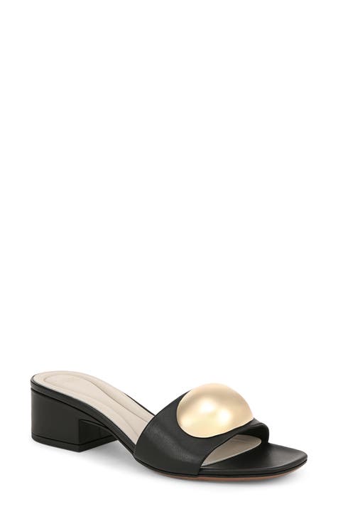 Low Heel Sandal Black