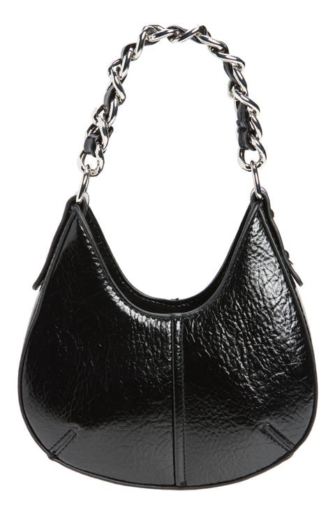 Gerry Structured Faux Leather Shoulder Grab Bag