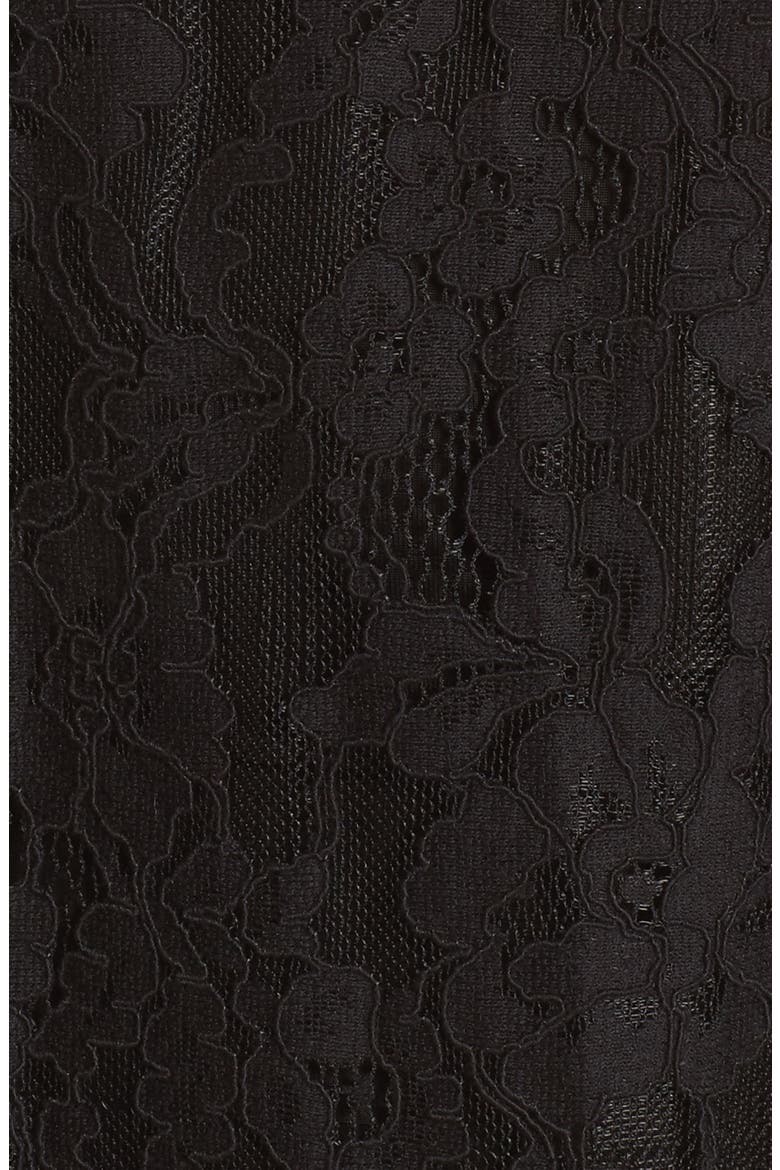 Bell Sleeve Lace Top, Alternate, color, BLACK