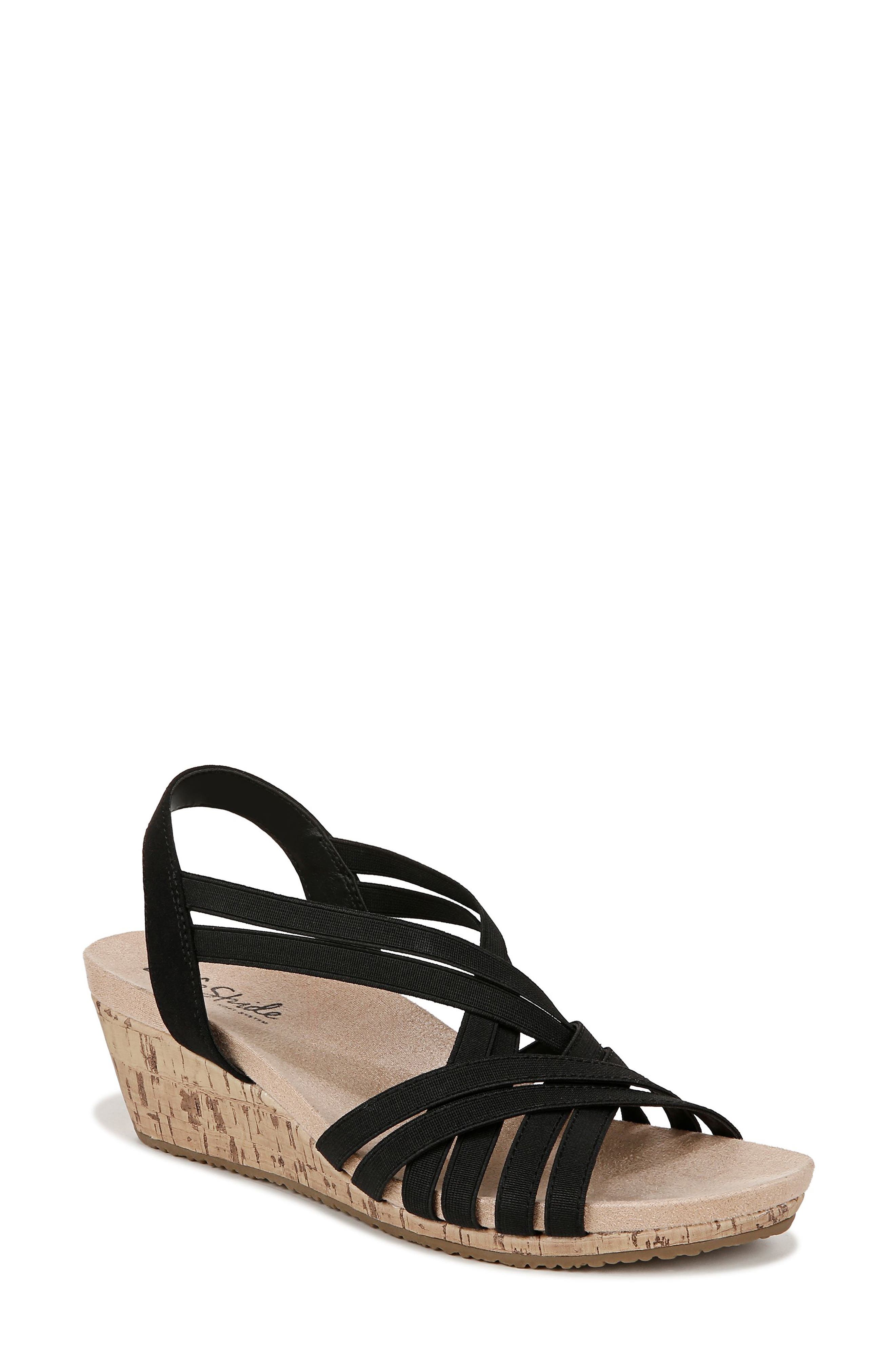 LifeStride Mallory Strappy Slingback Wedge Sandal, Main, color, 