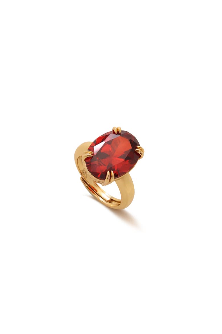 Cherry Glow Ring, Main, color, Red & Gold