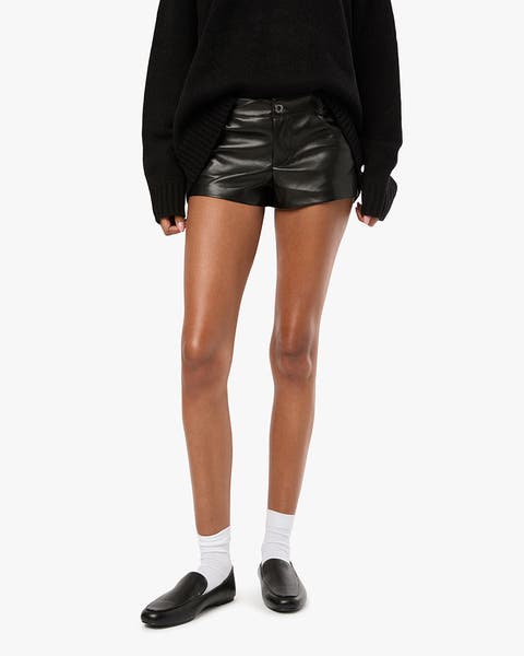 Leather shorts nordstrom hotsell