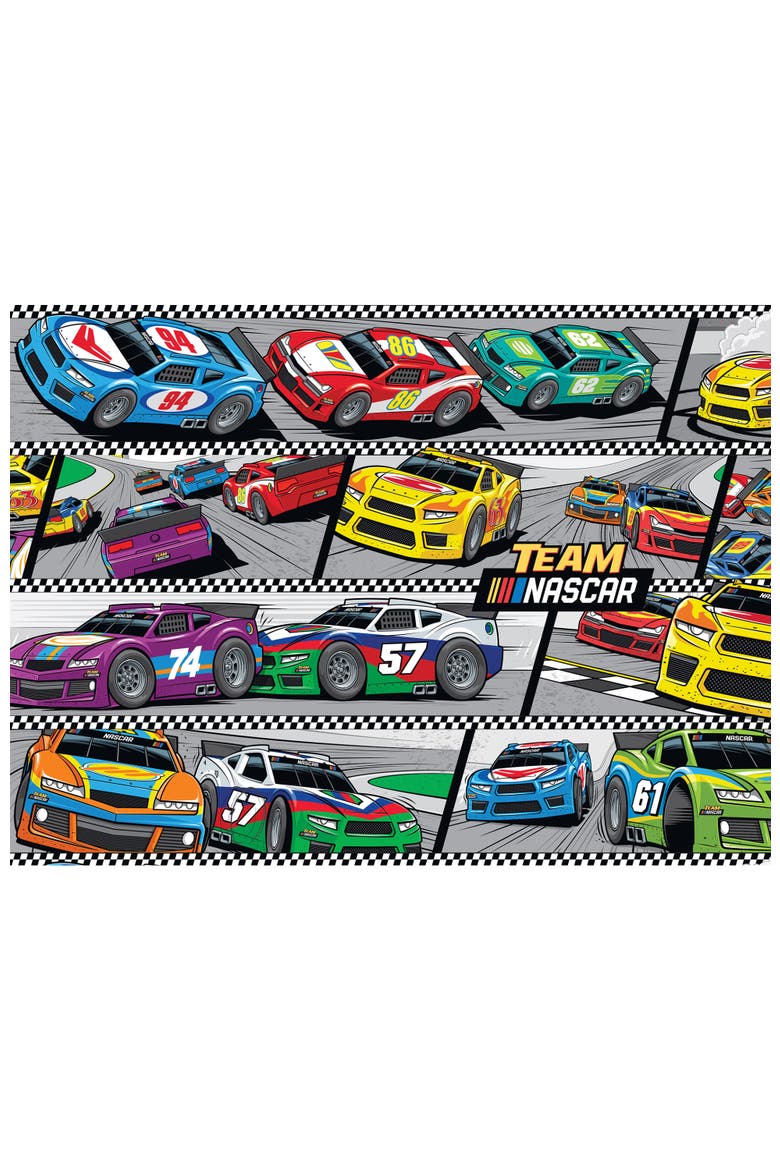 NASCAR Chasing Checkers 100 Piece Puzzle, Alternate, color, Multicolor