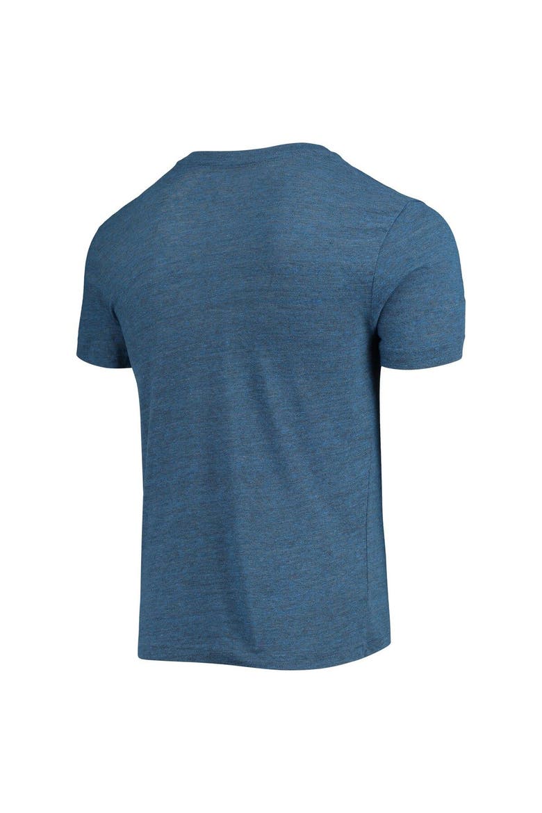 Men's New Era Heathered Royal Los Angeles Rams Alternative Logo Tri-Blend T-Shirt, Alternate, color, Heather Royal