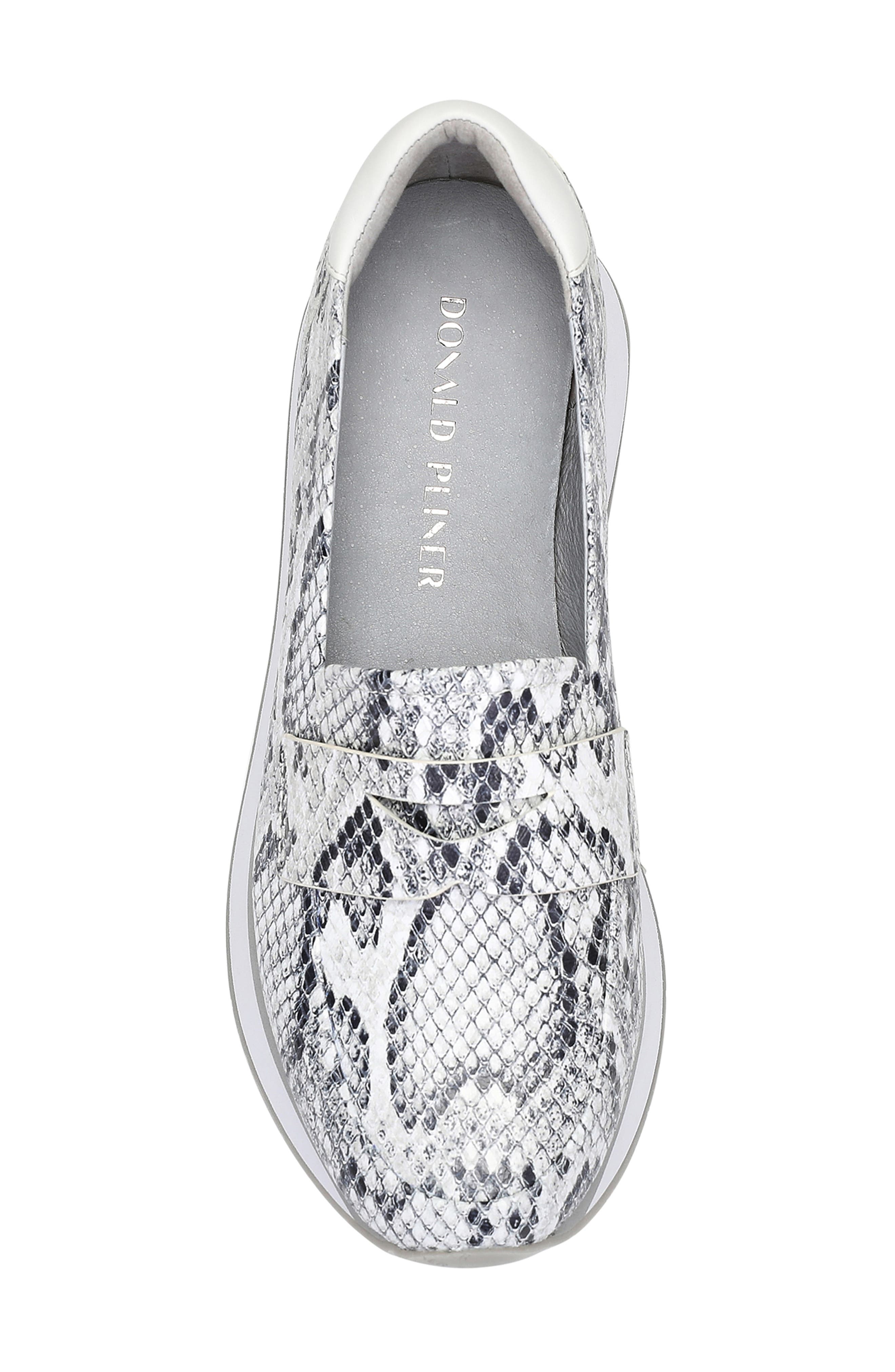 Praise Wedge Loafer, Alternate, color, BONE LEATHER