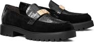 Tory Burch Leelee Croc Embossed Lug Loafer