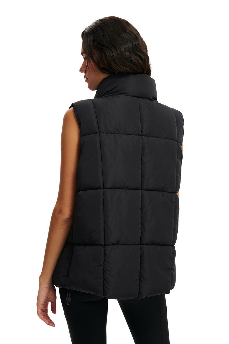 Women's Active The Mother Puffer Quilted Vest, Alternate, color, Black