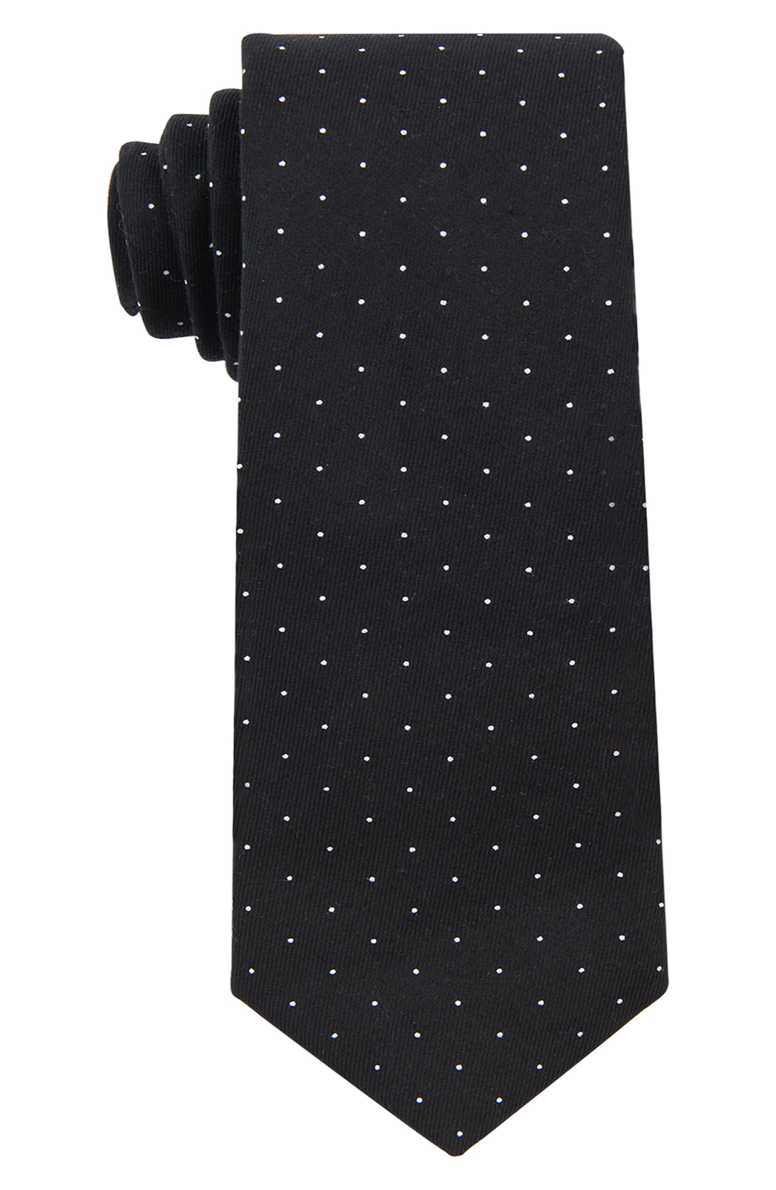 CONSTRUCT Dot Print Cotton Tie