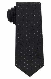 CONSTRUCT Dot Print Cotton Tie