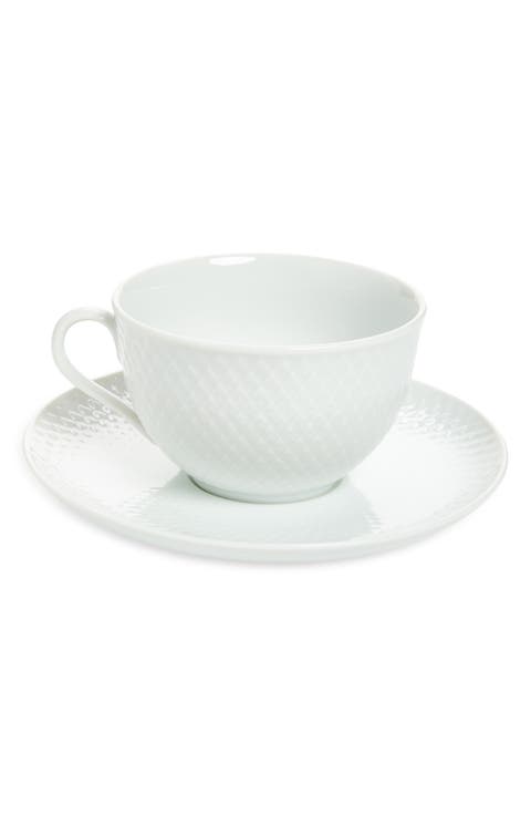 Rhombe Teacup & Saucer Set