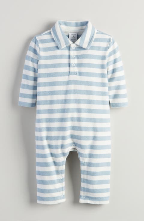 Stripe Cotton Romper (Baby)